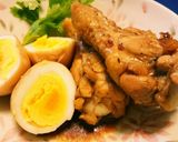 お酢がポイント♪豚肉と卵の煮物作り方7写真