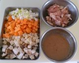 人参と筍の中華味噌炒め作り方1写真