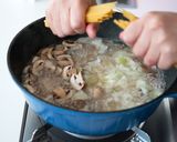 クラムチャウダー風スープパスタ作り方5写真