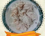 鶏ささみ肉➡片栗打ち卵とじ♥うどん♥作り方2写真