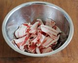 【豚バラ厚揚げとピーマンの中華炒め】簡単コク旨☆作り方1写真
