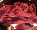 牛スジのポン酢和え作り方1写真