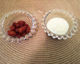 【便秘ぎみ】簡単！金時豆のヨーグルトがけ作り方1写真