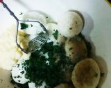 基本の玉子ディップ。玉子とパセリとマヨ作り方3写真