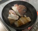 鯛のあらの煮つけ作り方2写真