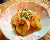 フライパンで手早く！豚肉と大根の煮物作り方4写真