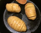 新じゃがで☆シンプルポテトonスキレット作り方5写真
