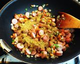 パイナップル入りカレーチャーハン作り方4写真