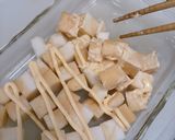 レンジで速攻！簡単はんぺんの鮭グラタン風作り方2写真