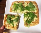 じゃこと水菜のお揚げピザ作り方5写真
