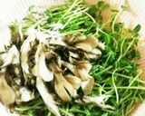 豆苗と舞茸のオイスターソース炒め！作り方2写真