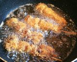 サクサクふっくら♡鶏レバー串カツ作り方7写真