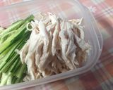 万能♡鶏ハムでつくる、お手軽サラダ作り方2写真
