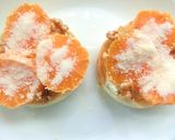 トロっと生チョコ⋆温州ミカンのトースト作り方4写真