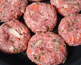 きのことゴボウの煮込みハンバーグ❤作り方5写真