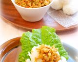 鶏ひき肉と根菜のカレー味噌そぼろ作り方6写真