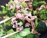 簡単！豚肉とブロッコリー炒め作り方3写真