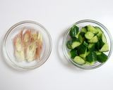 梅Q茗荷梅味噌和え作り方1写真