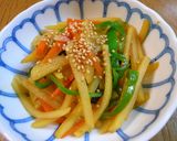 じゃがいものきんぴら☆トッピング２種作り方3写真