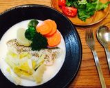 白菜とタラのミルク煮込み。作り方11写真