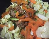 パワフルにんにくラム炒め作り方2写真