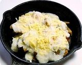 筑前煮リメイク☆とろろチーズ焼き作り方4写真