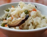 簡単リメイク！炊き込みご飯de卵のおやき作り方3写真
