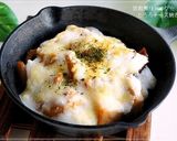 筑前煮リメイク☆とろろチーズ焼き作り方5写真