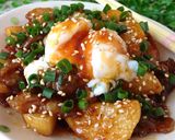 ♡長芋&豚バラ肉の韓国風スタミナ炒め♡作り方7写真