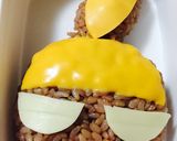 簡単!キャラ弁!ムーミンのミイ♡作り方2写真