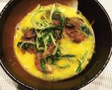 材料2つ♫簡単！水菜モリモリ牛肉炊き鍋作り方7写真