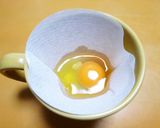 コーヒーフィルターで作る！ポーチドエッグ作り方6写真
