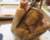 鶏の解体　丸ごとチキンもキッチンバサミで作り方2写真