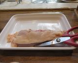 鶏の解体　丸ごとチキンもキッチンバサミで作り方4写真