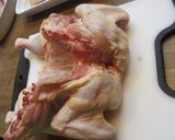 鶏の解体　丸ごとチキンもキッチンバサミで作り方5写真