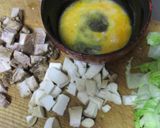 焼き豚レタスチャーハン作り方1写真