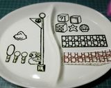 海苔アート キャラ弁 マリオ作り方2写真
