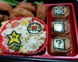 海苔アート キャラ弁 マリオ作り方6写真