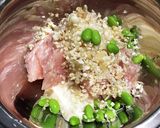 チーズ入りふわふわ豆腐ハンバーグ作り方3写真