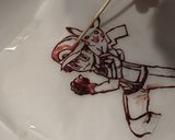 キャラチョコ X'masケーキ ポケモン作り方8写真