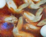 鶏手羽先と茹で卵のケチャップ煮♪作り方4写真