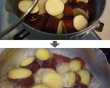 薩摩芋の白味噌煮。作り方2写真