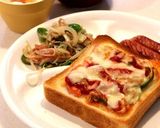 コチュジャンで大人味ピザトースト★作り方5写真