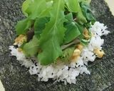 ピーマンなめ茸と油揚げのおにぎらず作り方8写真