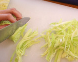 豚ばらキャベツの青じそ香り炒め作り方3写真