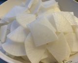 ご飯が進む！超簡単、即席大根の醤油漬け作り方1写真