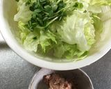 レタスとツナ缶和風サラダ作り方1写真