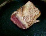 会津連隊カレー贅沢馬肉ステーキ載せ作り方3写真