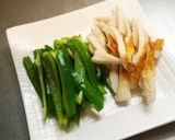 ピーマンと竹輪で簡単炒め作り方1写真