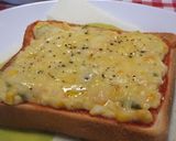 ほうれん草のごま和えしらすチーズトースト作り方4写真